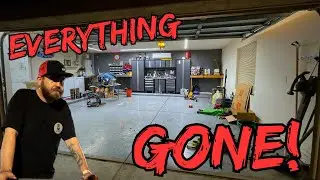 My Garage is EMPTY. Almost EVERYTHING is GONE!