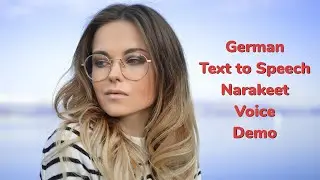 German text to speech -- make videos and audio files easily with Narakeet