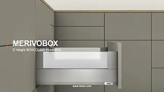 How to install Blum’s MERIVOBOX BOXCOVER