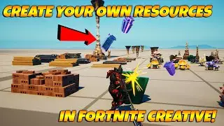 How To Make A Working Mine In Fortnite Creative! Create Your Own Resources!