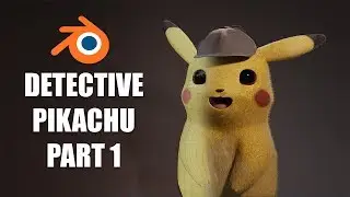 Blender Detective Pikachu Tutorial Part 1 : Modeling