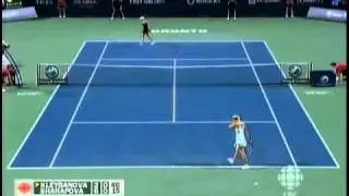 Maria Sharapova vs Alisa Kleybanova 2009 Toronto Highlights 1/2