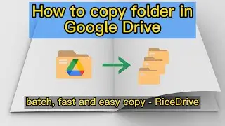 How to copy folder in Google Drive  (2022)