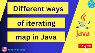 Different ways of iterating map in java