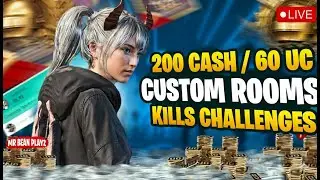 Kills Challenges | Custom Rooms Live | Pubg Mobile Live