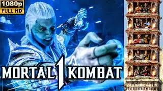 MK1 *ICE SHANG TSUNG* KLASSIC TOWER GAMEPLAY!! (KHAMELEON AS KAMEO) 1080p 60 FPS (MORTAL KOMBAT 1)