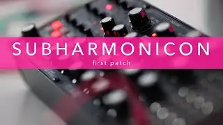 Moog Subharmonicon: My First Patch (With a touch of Mother-32)