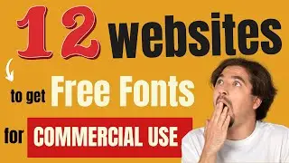 How to Get Free Fonts for Commercial Use:12 Great Websites Provide You with free Commercial Fonts