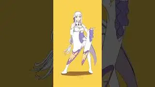Emilia Pokedance Animation #anime #rezeroemilia #meme #rezero #emilia #animation #anime #pokedance