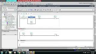 SINGLE PUSH BUTTON ON OFF LOGIC IN TIA