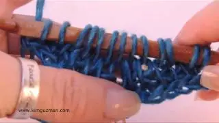 Tunisian Crochet: Miter Squared Part 1 of 2