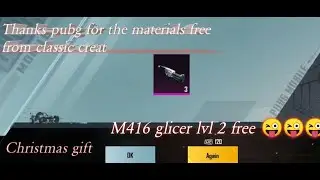 Christmas gift from pubg |session 16 | free materials| m416 lvl 2 free |pixaxe yt