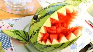 SKIN A WATERMELON party trick