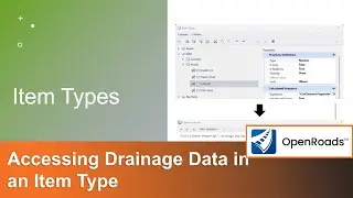 Tips for Drainage Annotation & Drawing Production 04: Accessing Drainage Data in an Item Type