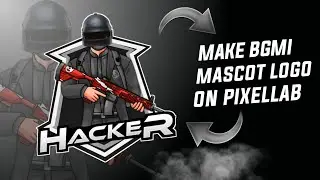 How To Make BGMI Mascot Logo || On Pixellab 