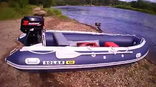 Солар 420jet Стрела+Гольфстрим 25. Замена интейка на Jet Wolf