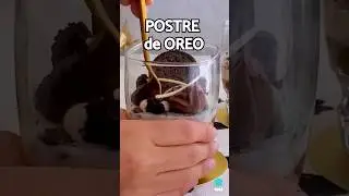El mejor POSTRE de OREO en VASITOS 💙 ¡Fácil y Rápido!
