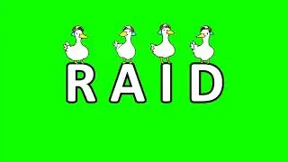 FREE Duck Themed Raid Alert 4 Twitch (Greenscreen) 