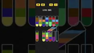 Water sort puzzle level 1805