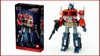 LEGO ICONS 10302 Optimus Prime Speed Build - Brick Builder