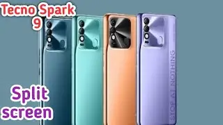 Split Screen On In Tecno Spark 9, Create Dual Screen In Tecno Spark 9, How To Use Floating