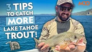 3 Tips to Catch MORE Lake Tahoe Lake Trout! (Mackinaw) | Lake Trout Fishing