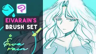 Eivarain's Brush Set Preview ◆ Clip Studio Paint ◆ CSP  ►11