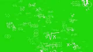 Math Background Green Screen !!! No Copyright !!!