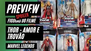Thor Love and Thunder - Vazou/Alerta de Spoilers do filme com figuras Marvel Legends (preview)