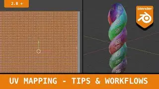 Uv Mapping Blender tips and workflows - follow active quads - lightmap pack - pack islands