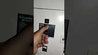 How to reset MCCB with earth leakage circuit breaker #electrical #main #breaker #shorts