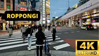 TOKYO, JAPAN 🇯🇵 [4K] ROPPONGI — Walking Tour