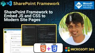 Embed JavaScript & CSS into Modern SharePoint Pages using SPFx Step by Step