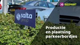 Parkeerbordjes - productie bordjes parkeerplaats inclusief montage door Bizzprint