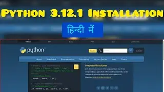 Python 3.12.1 Installation || windows 11,12