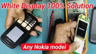 nokia 105 white Lcd problem solution | nokia TA 1304 white display solution