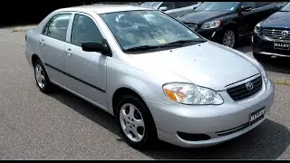 *SOLD* 2007 Toyota Corolla CE Walkaround, Start up, Tour and Overview