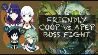 Genshin Impact Apep Boss Fight with my friend (Coop)