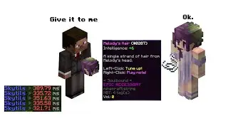 La vie en rose with high ping avg, Melody hair time. Hypixel Skyblock