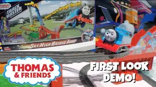 Thomas & Friends SKY HIGH BRIDGE JUMP Track Masters TRAIN SET TOY [First Look DEMO] Toy Fair 2016