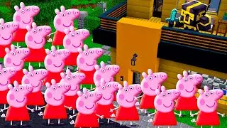APOCALIPSIS DE PEPPA PIG EN MI CASA EN MINECRAFT 😱