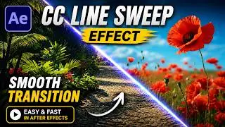 Create Smooth CC Line Sweep Transition Effect in After Effects | After Effects Tutorial