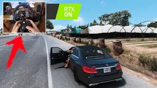 Mercedes-Benz E63 S AMG - GTA V | Logitech G29 🔥 BEST GRAPHIC MOD / RTX