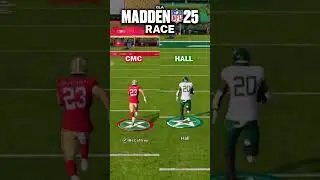 Christian McCaffrey vs. Breece Hall Race | Madden 25 PS5