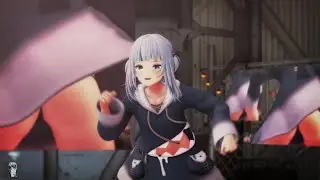 【MMD】サイバーサンダーサイダー（がうるぐらとちょっとアレなモニター）GawrGura