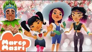 Subway Surfers SPRING PACK | JENNY, IZZY, JOLIEN and HARUMI