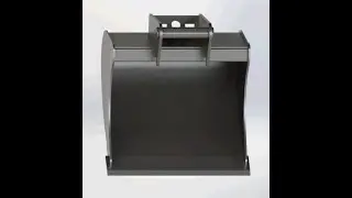 Backhoe Bucket MS03 - welded design | SolidWorks