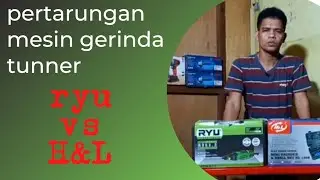 Perbandingan gerinda tunner ryu vs h&L. gerinda tunner terbaik #minigerindaset