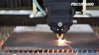 ACCURL® 10Kw Laser Cutting Machine 8x4 feet With Fast Piercing 2.0 Ultrafast Perforation