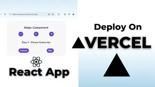 How to Deploy a React App on Vercel – Full Step-by-Step Guide (2025)